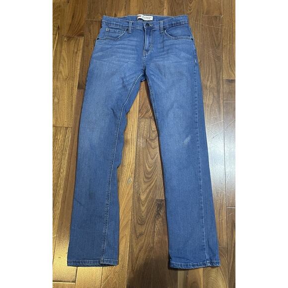 Levi's Denim - Levi's 511 Jeans Womens 18 Reg 29x31 Slim Fit Medium Blue Wash Black Label